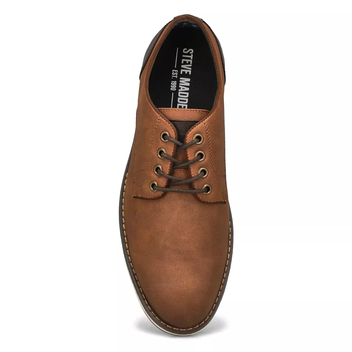 Cheap SteveMadden, SteveMadden, Men's Devison Casual Lace Up Oxford - Cognac 0120