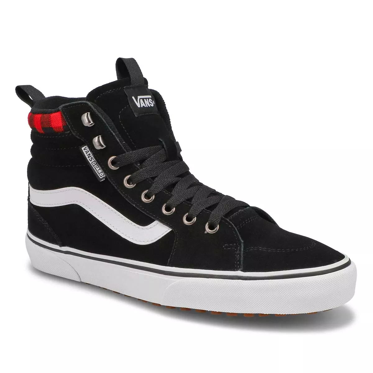 Cheap Vans, Baskets FILMORE HI VANSGUARD, noir rouge, hommes 0130