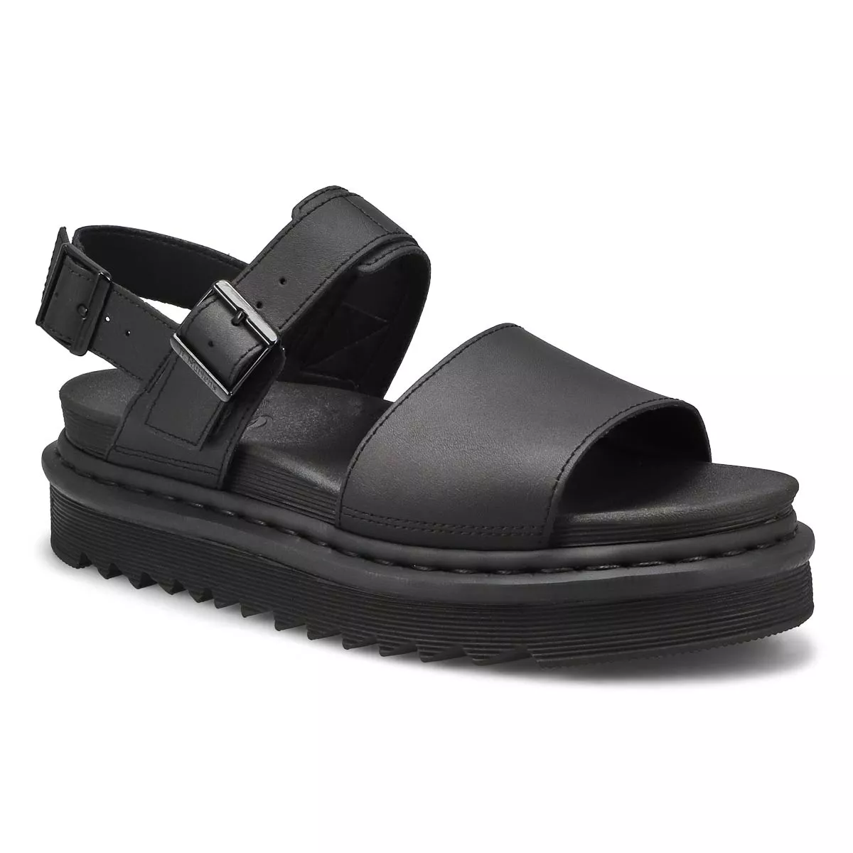 Cheap DrMartens, Women's Voss 2 Strap Casual Sandal - Black Black 0127