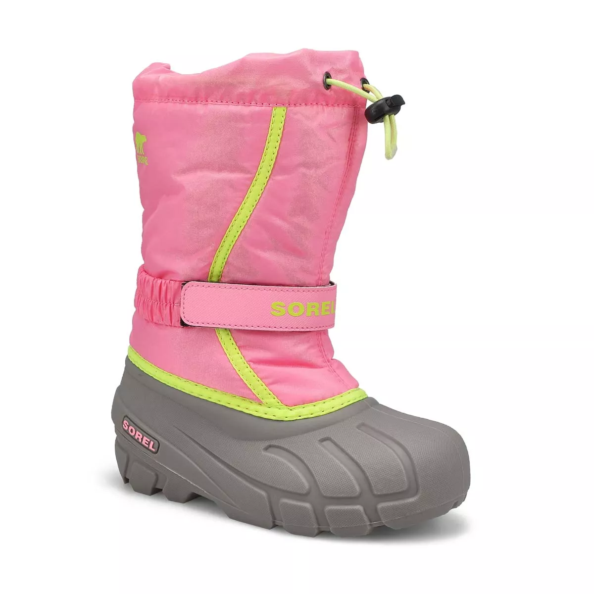 Cheap Sorel, Girls' Flurry Pull On Winter Boot - Pink 0129