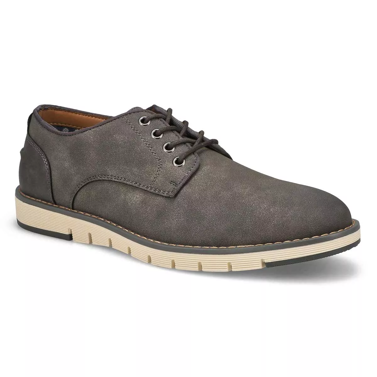 Cheap SteveMadden, Richelieu décontracté à lacets DEVISON, gris, hommes 0120