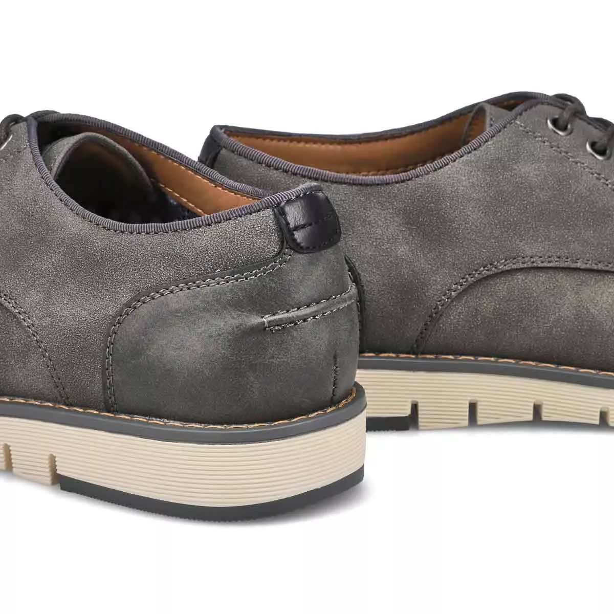 Cheap SteveMadden, Richelieu décontracté à lacets DEVISON, gris, hommes 0120