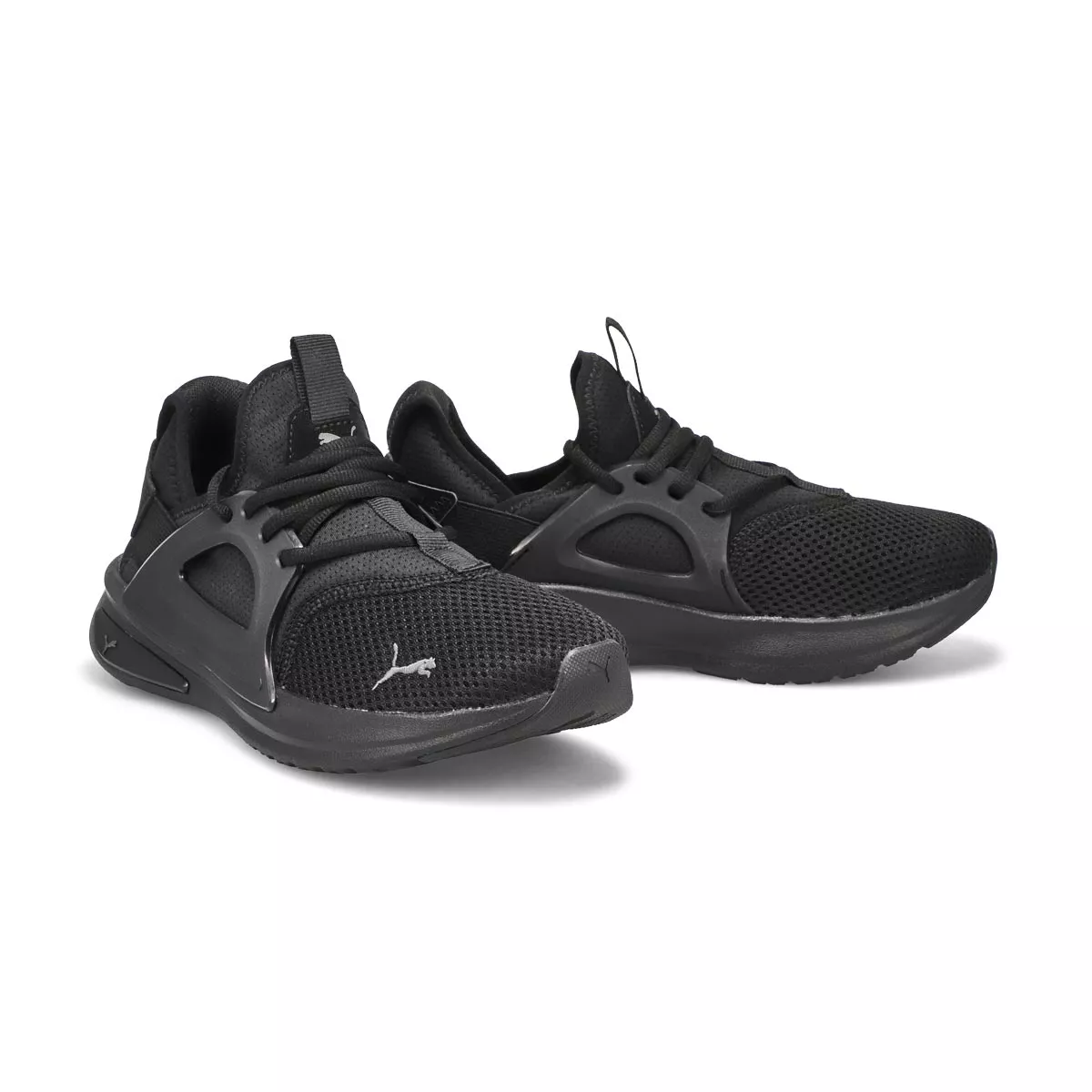 Affordable Puma, Puma, Kid's Softride Enzo Evo Jr Sneaker - Black Castlerock 0122