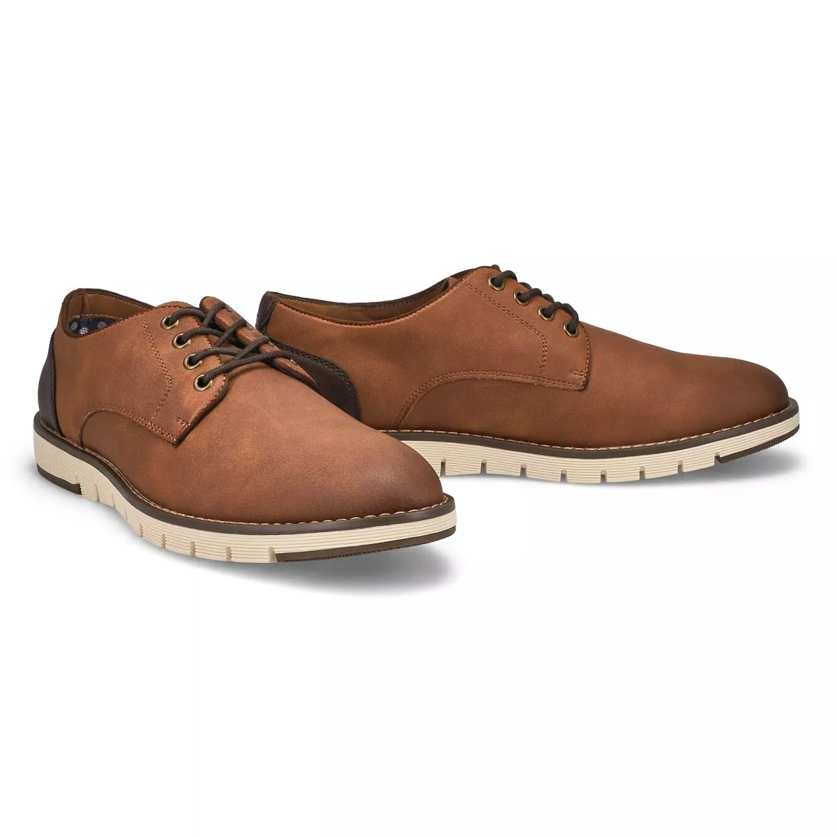 Affordable SteveMadden, Men's Devison Casual Lace Up Oxford - Cognac 0120