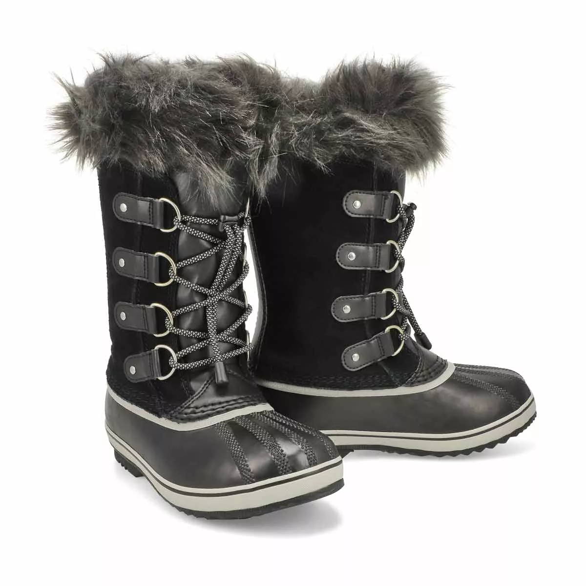 Affordable Sorel, Bottes de neige JOAN OF ARCTIC noires, filles 0131