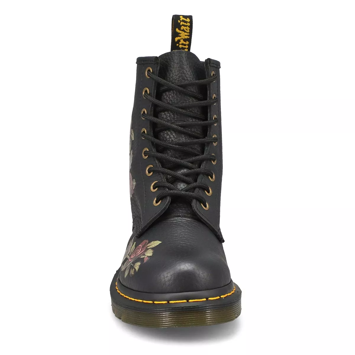 Cheap DrMartens, DrMartens, Botte militaire à 8 œillets 1460 NAPPA, roses fanées, femmes 0127