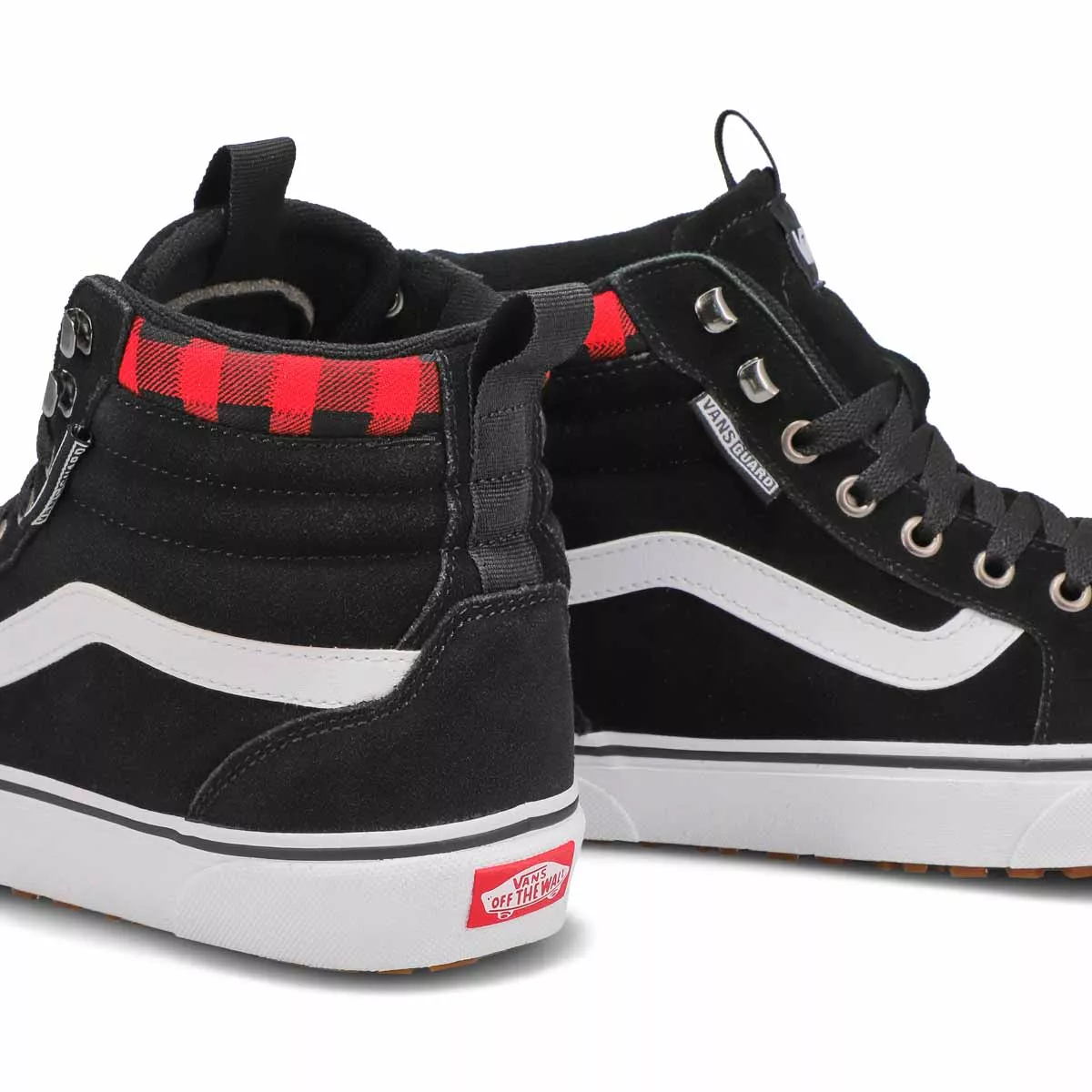 Cheap Vans, Baskets FILMORE HI VANSGUARD, noir rouge, hommes 0130