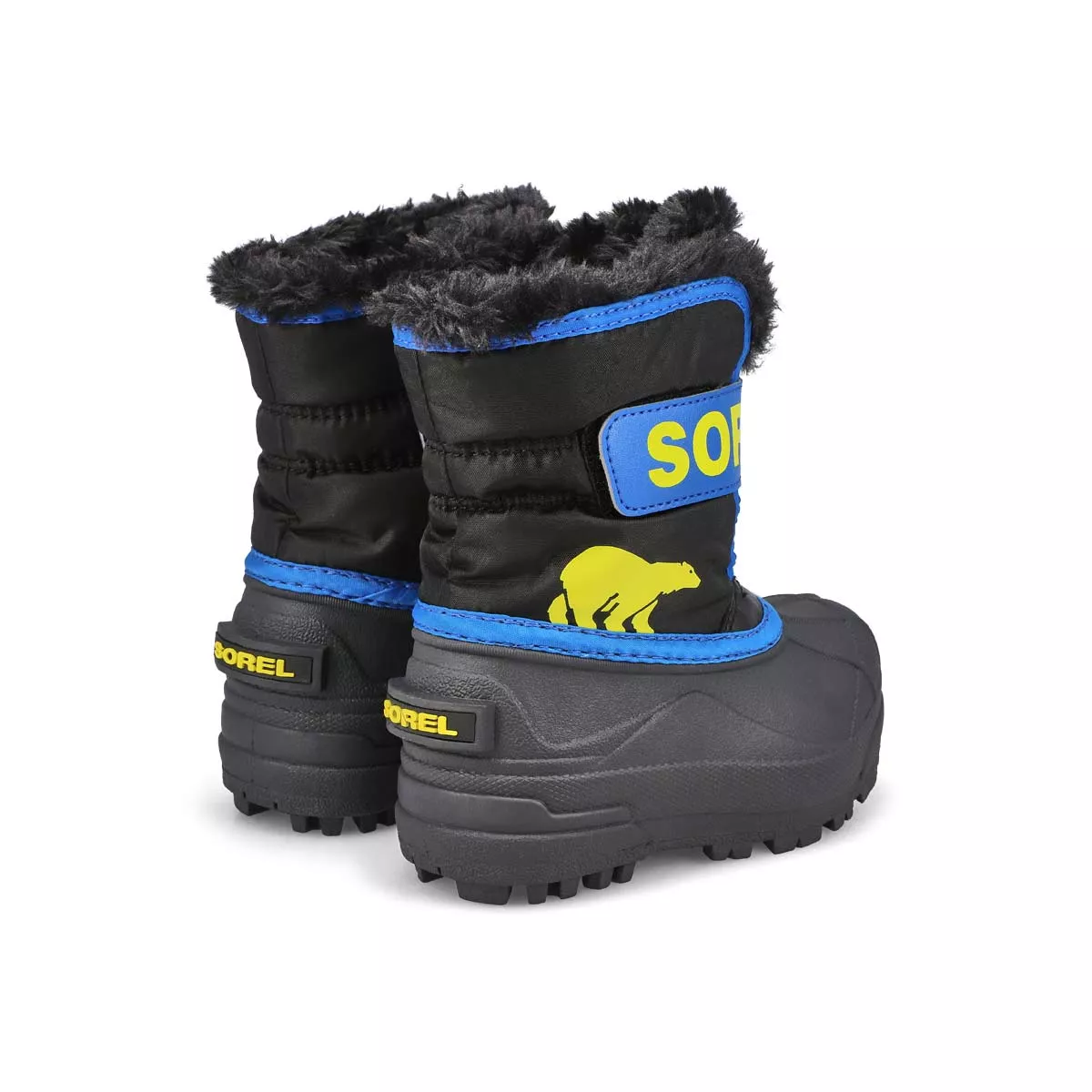 Affordable Sorel, Sorel, Infants'  Snow Commander Boot - Black Super Blue 0129