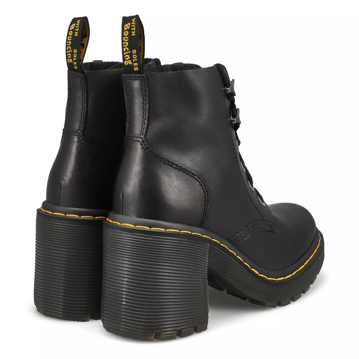 Affordable DrMartens, Botte plateforme JESY, noir, femmes 0127