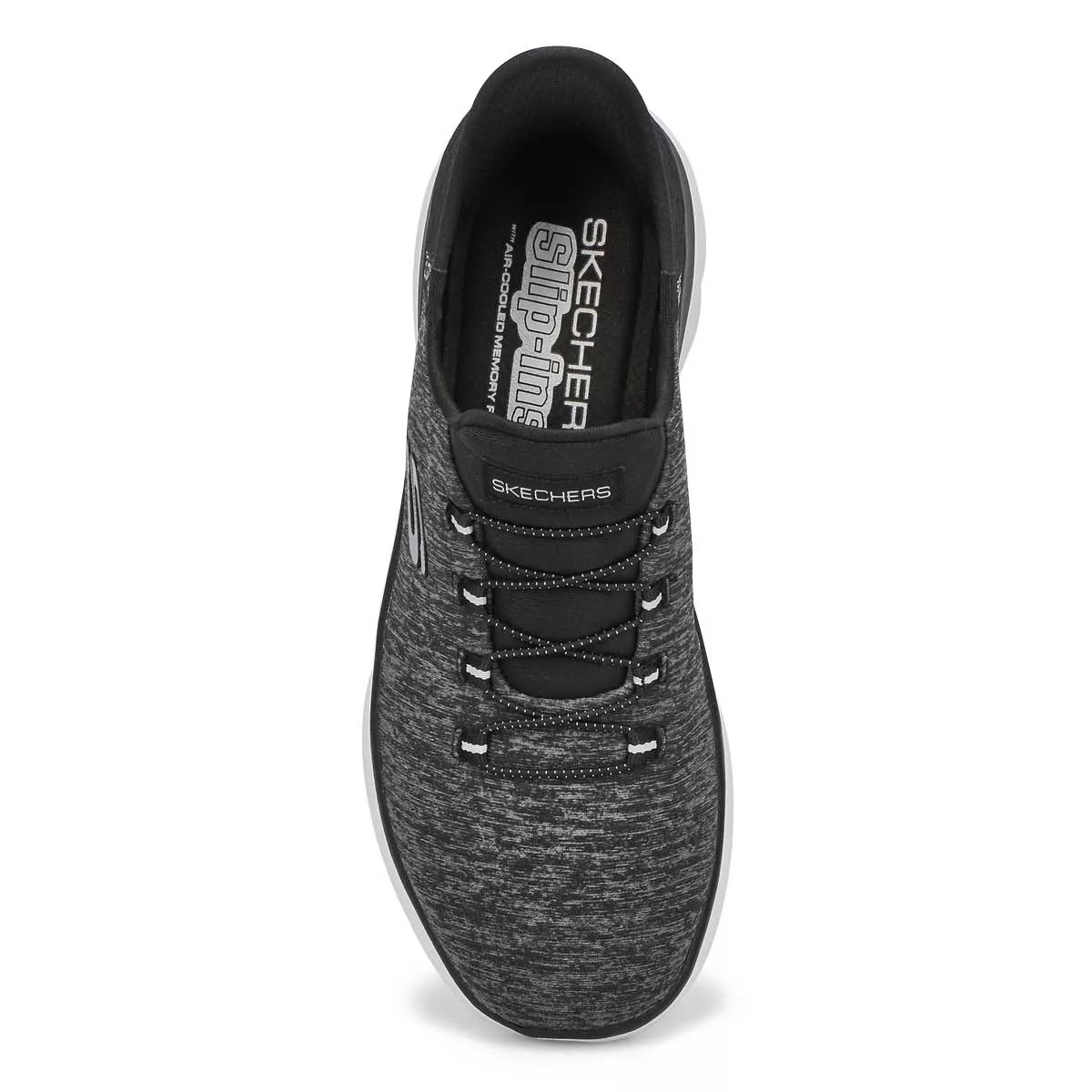 Affordable Skechers, Women's Summits Dazzling Haze Slip-Ins Sneaker - Black 0114