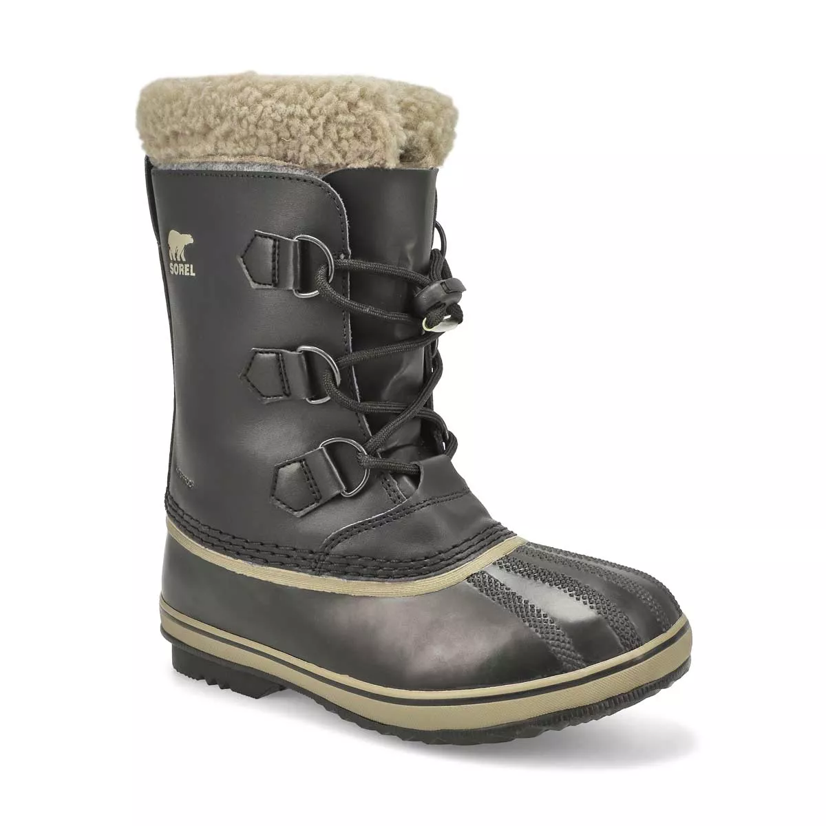 Affordable Sorel, Sorel, Botte d'hiver imperméable YOOT PAC TP, noir, enfants 0131