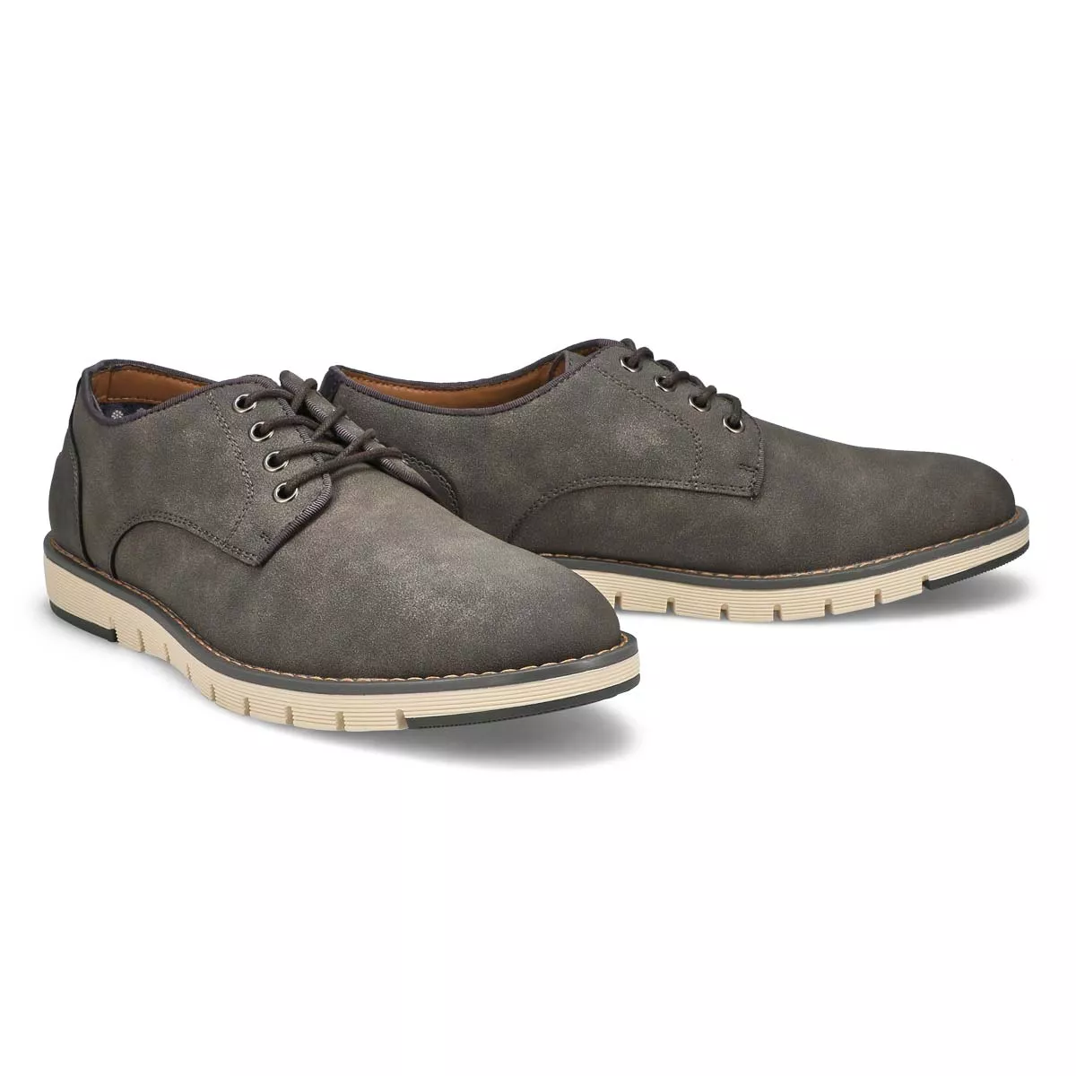 Cheap SteveMadden, Richelieu décontracté à lacets DEVISON, gris, hommes 0120