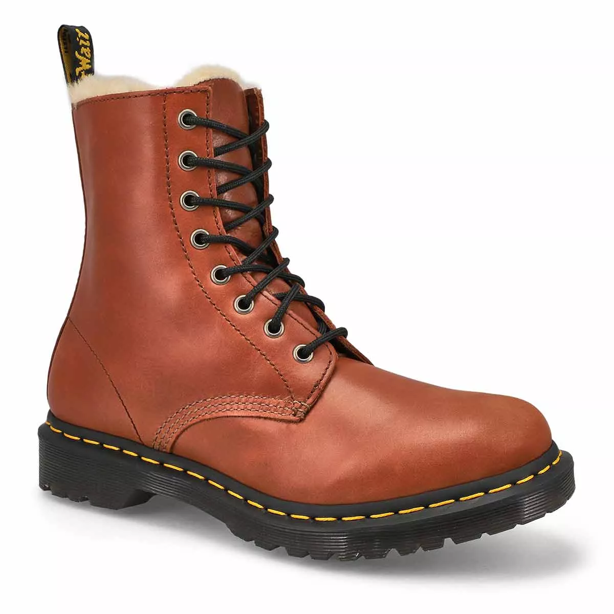 Cheap DrMartens, DrMartens, Botte à 8 œillets 1460 SERENA FARRIER, femmes 0127