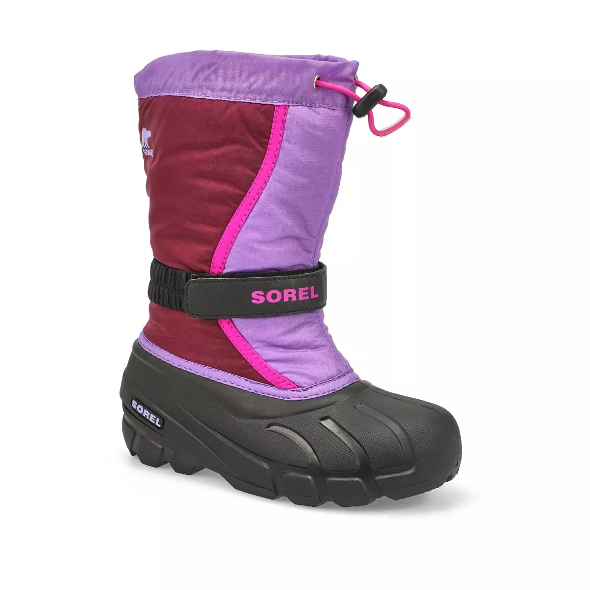 Affordable Sorel, Botte d'hiver à enfiler FLURRY, violet, filles 0131