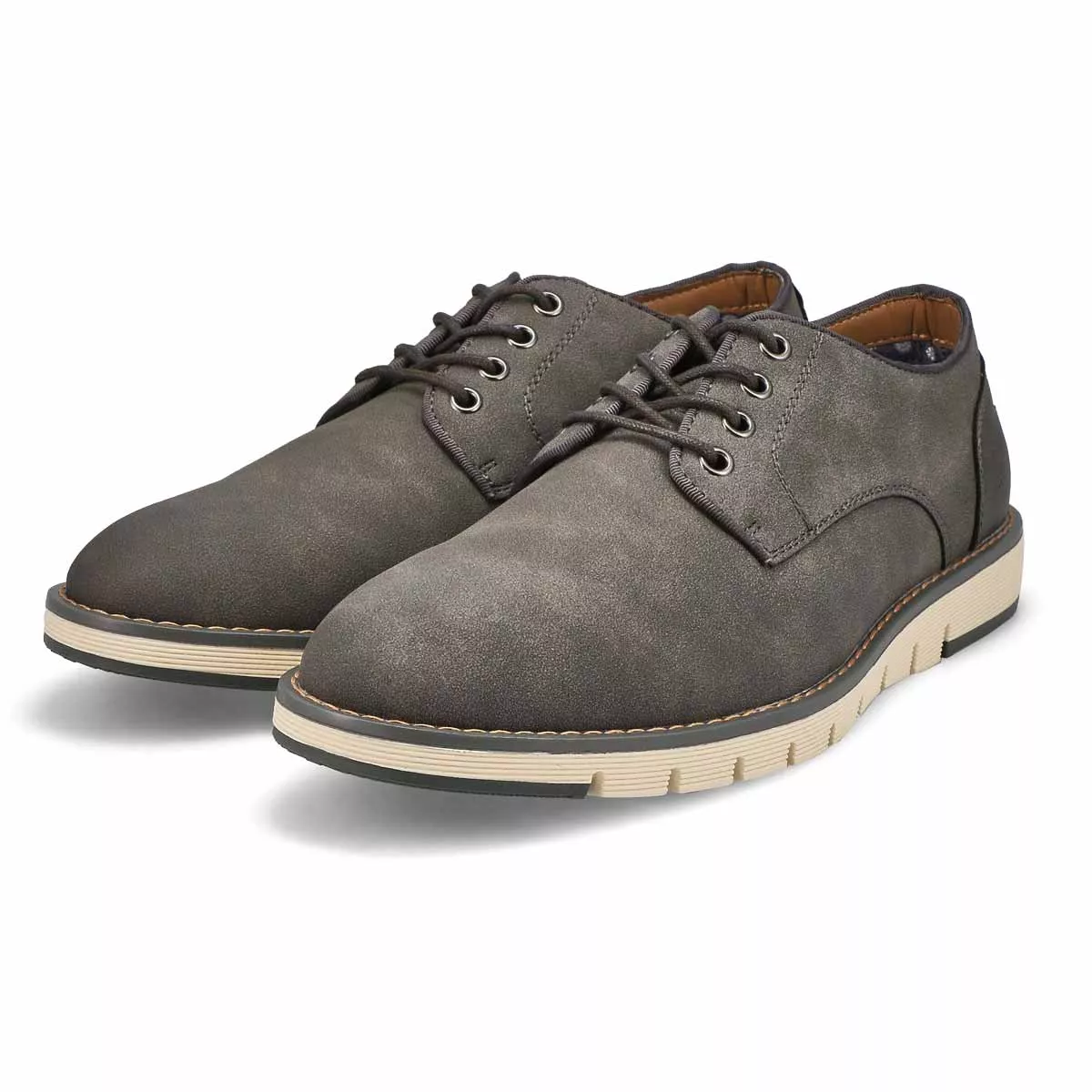 Cheap SteveMadden, Richelieu décontracté à lacets DEVISON, gris, hommes 0120