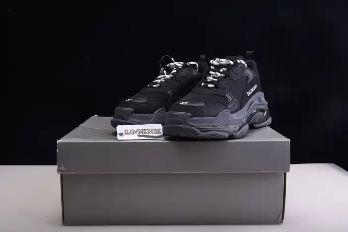 Cheap BLCG Wmns Triple S Trainer 'Black Clear Sole' 544351 W09O1 1000 0125