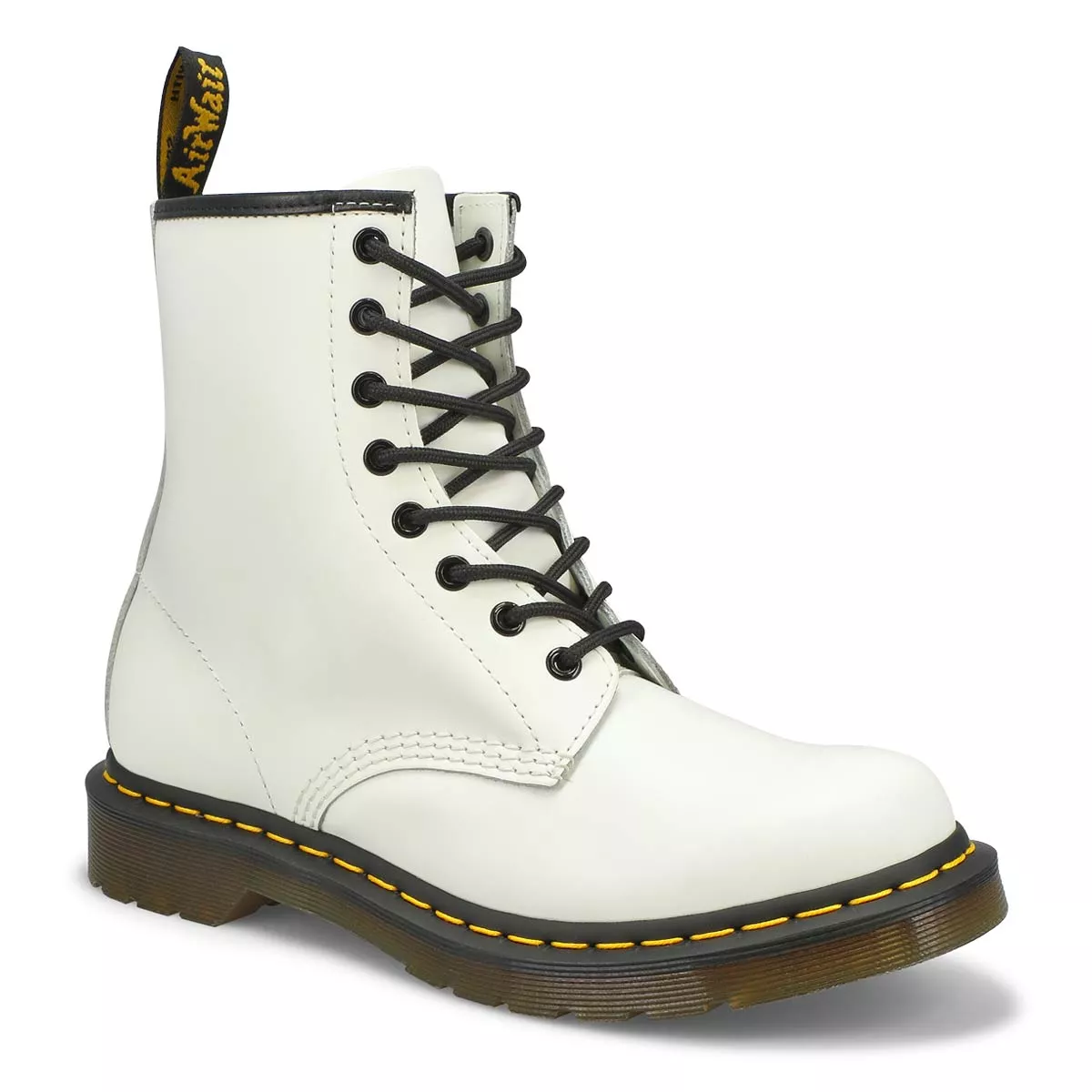 Affordable DrMartens, DrMartens, Ladies 1460 8 Eye Smooth Boot - White 0127