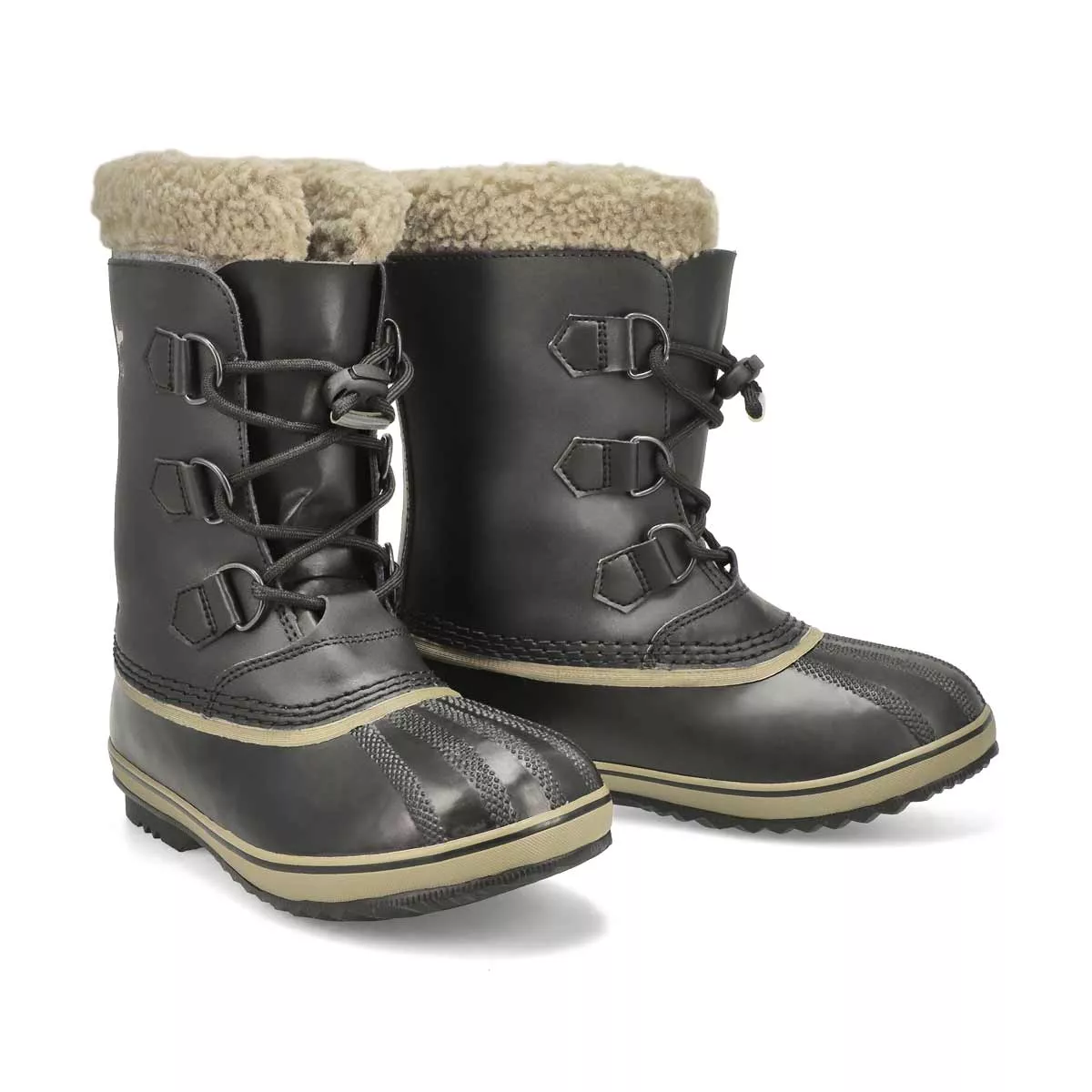 Affordable Sorel, Sorel, Botte d'hiver imperméable YOOT PAC TP, noir, enfants 0131