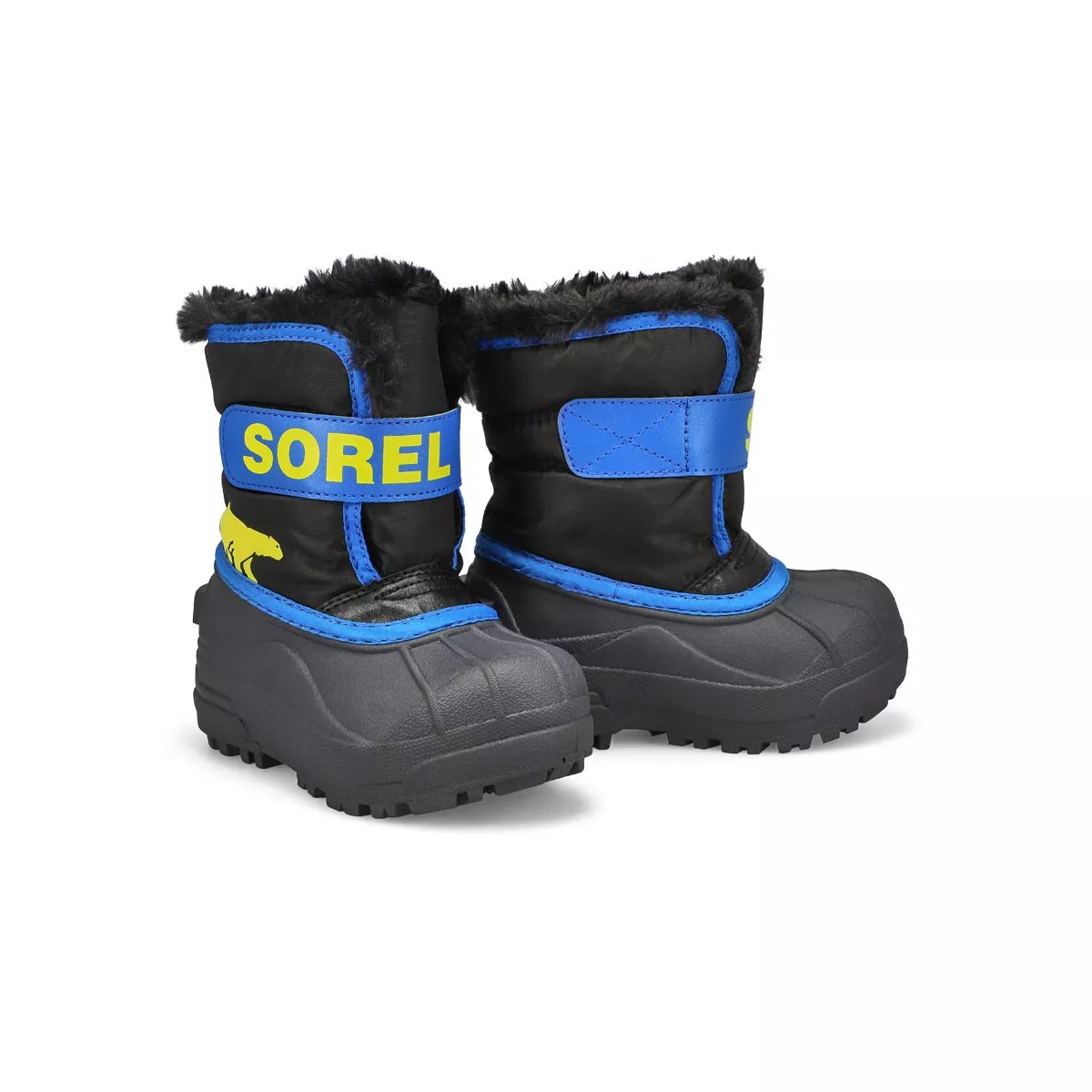 Affordable Sorel, Sorel, Infants'  Snow Commander Boot - Black Super Blue 0129