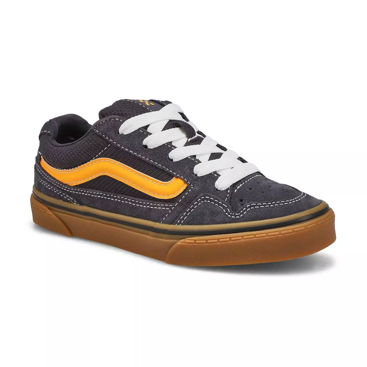 Cheap Vans, Baskets à lacets CALDRONE, anthracite jaune, garçons 0130