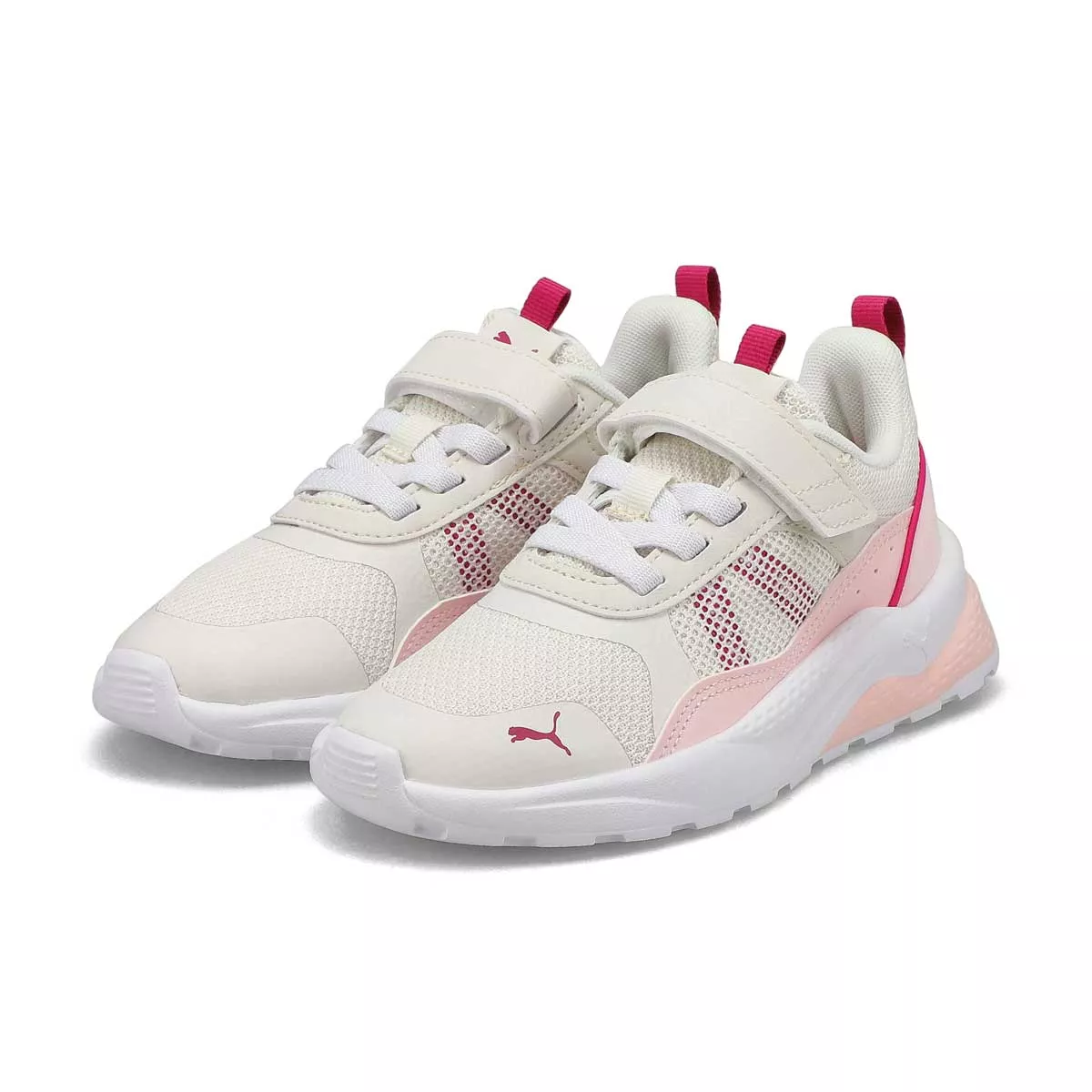 Cheap Puma, Girls' Anzarun 2.0 AC+PS Sneaker - Grey Pink 0122