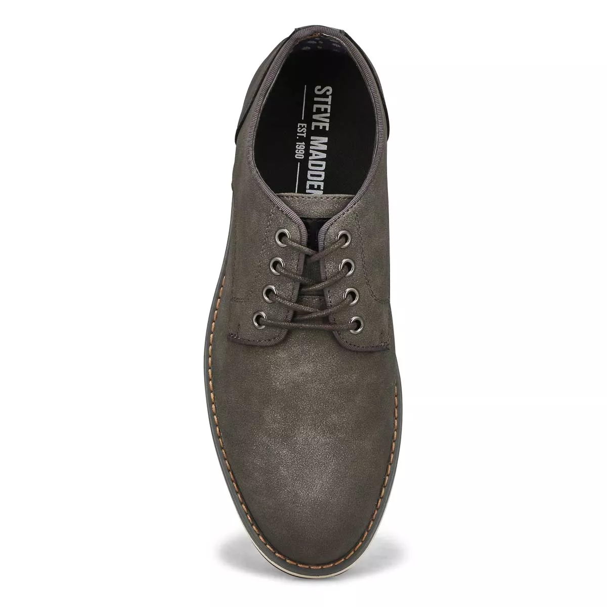 Cheap SteveMadden, Richelieu décontracté à lacets DEVISON, gris, hommes 0120