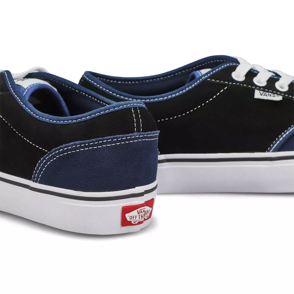 Affordable Vans, Vans, Baskets en toile ATWOOD, bleu uniforme, hommes 0130