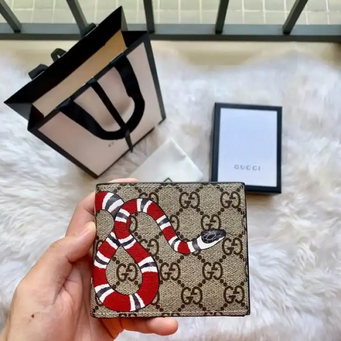 Affordable GUCC WALLET 451268 SNAKE 11*9 0124