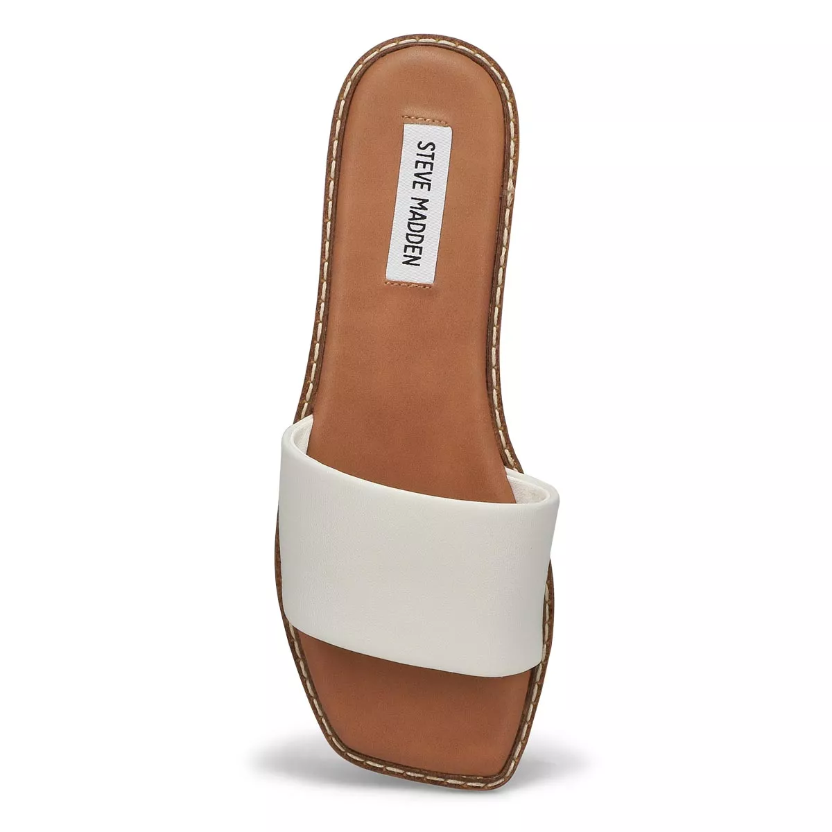 Affordable SteveMadden, Claquette SABRINA, blanc, femmes 0120