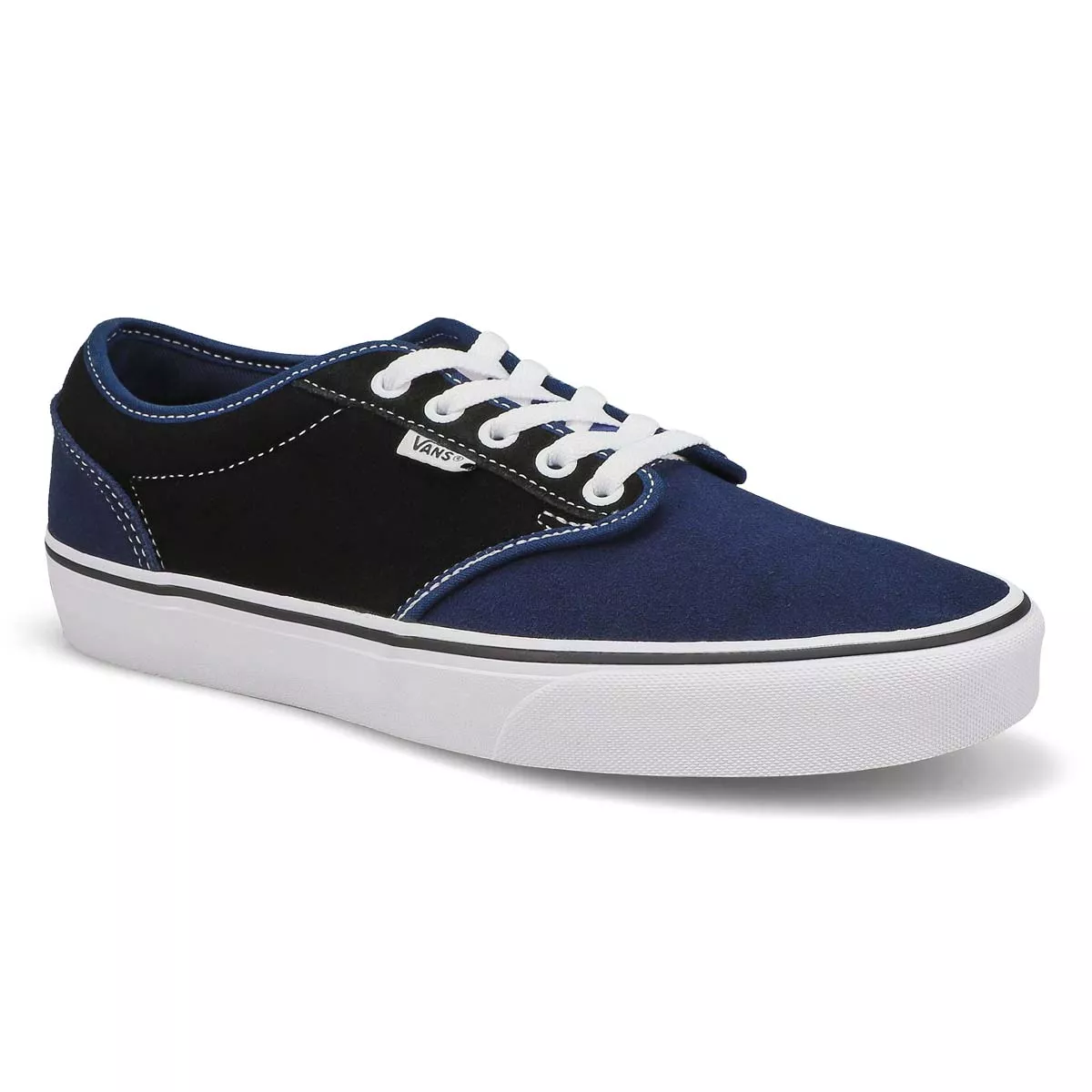 Affordable Vans, Vans, Baskets en toile ATWOOD, bleu uniforme, hommes 0130