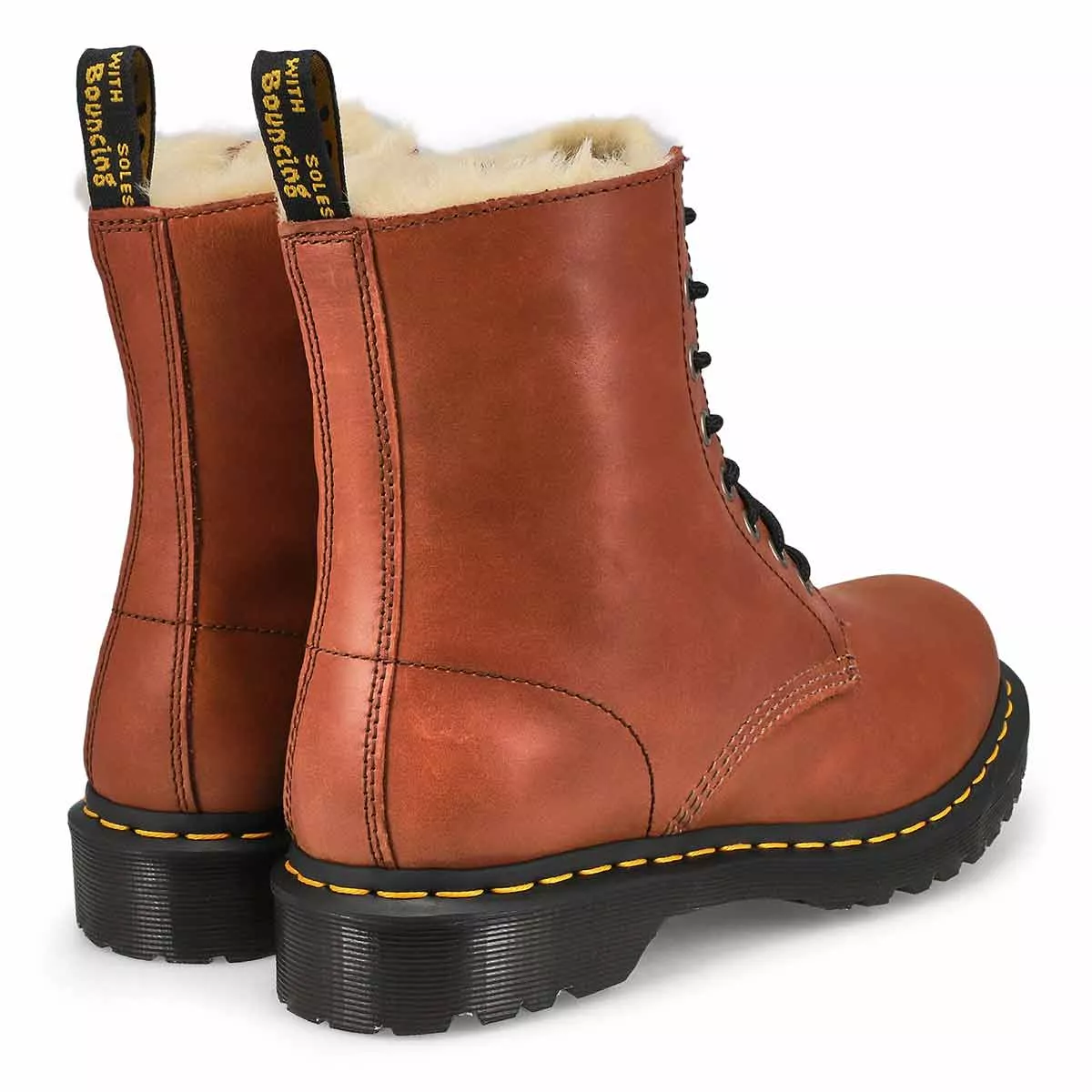 Cheap DrMartens, DrMartens, Botte à 8 œillets 1460 SERENA FARRIER, femmes 0127