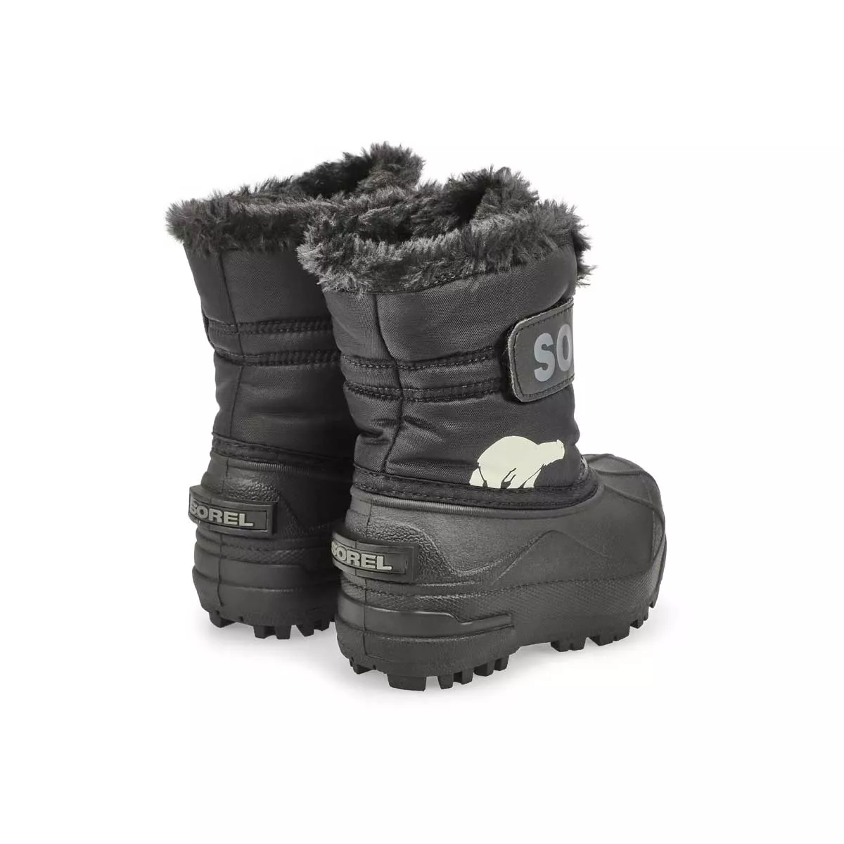 Affordable Sorel, Infants' Snow Commander Boot - Black Charcoal 0131