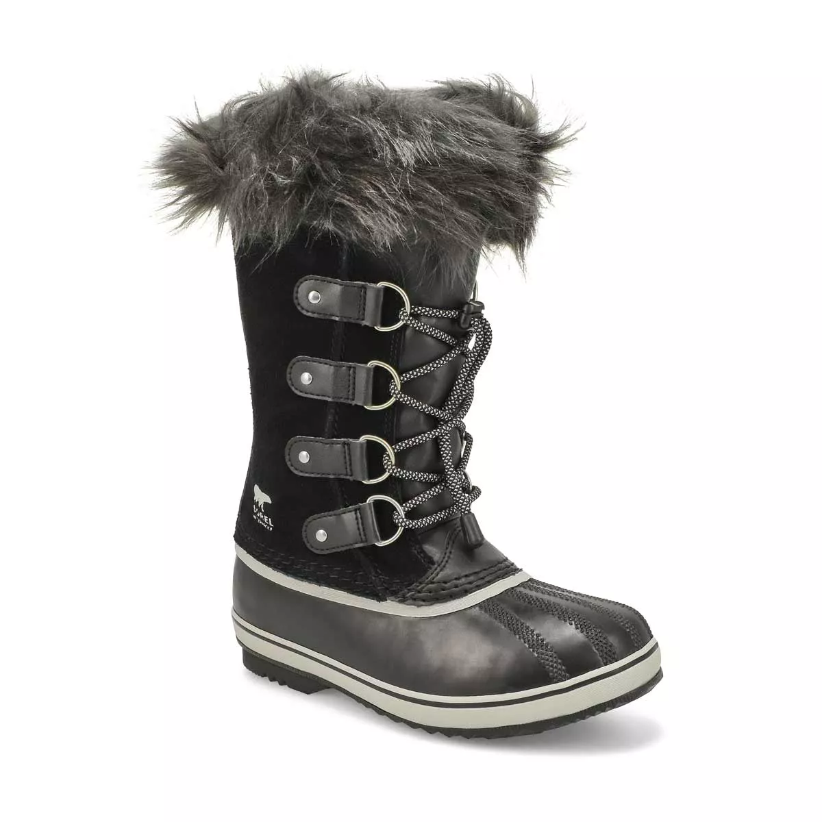 Affordable Sorel, Bottes de neige JOAN OF ARCTIC noires, filles 0131