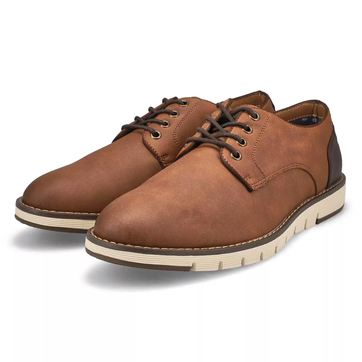 Affordable SteveMadden, Men's Devison Casual Lace Up Oxford - Cognac 0120