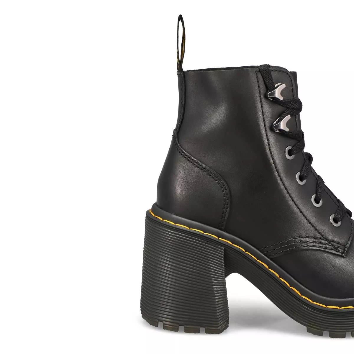 Affordable DrMartens, Botte plateforme JESY, noir, femmes 0127