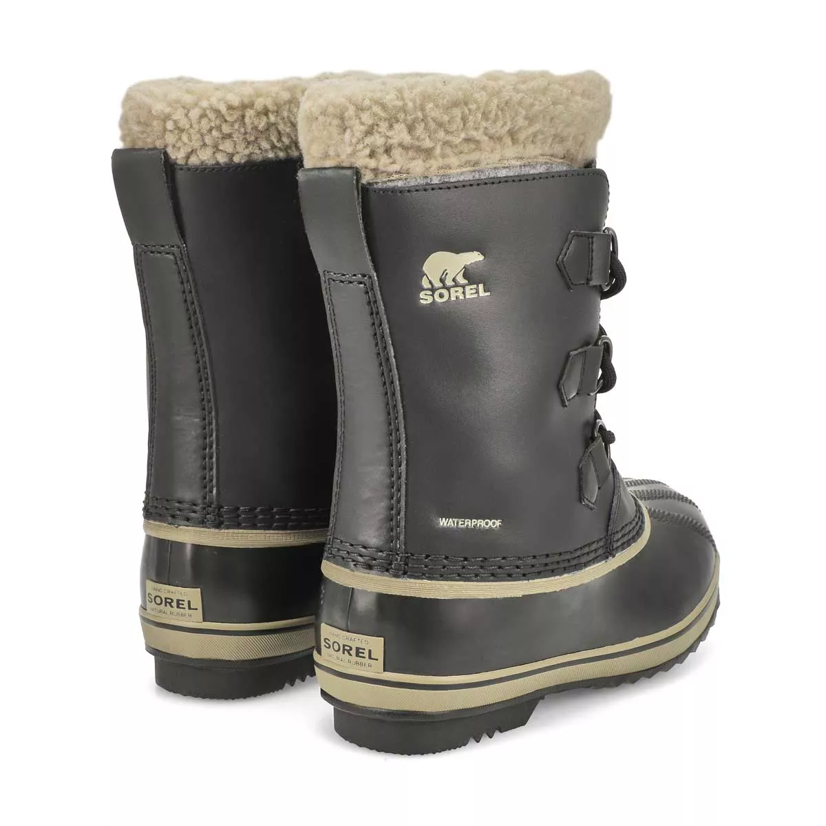 Affordable Sorel, Sorel, Botte d'hiver imperméable YOOT PAC TP, noir, enfants 0131