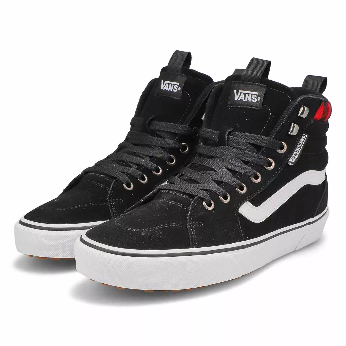 Cheap Vans, Baskets FILMORE HI VANSGUARD, noir rouge, hommes 0130