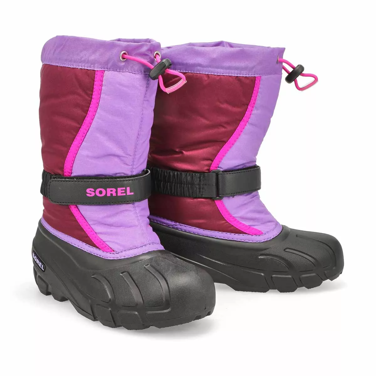 Affordable Sorel, Botte d'hiver à enfiler FLURRY, violet, filles 0131