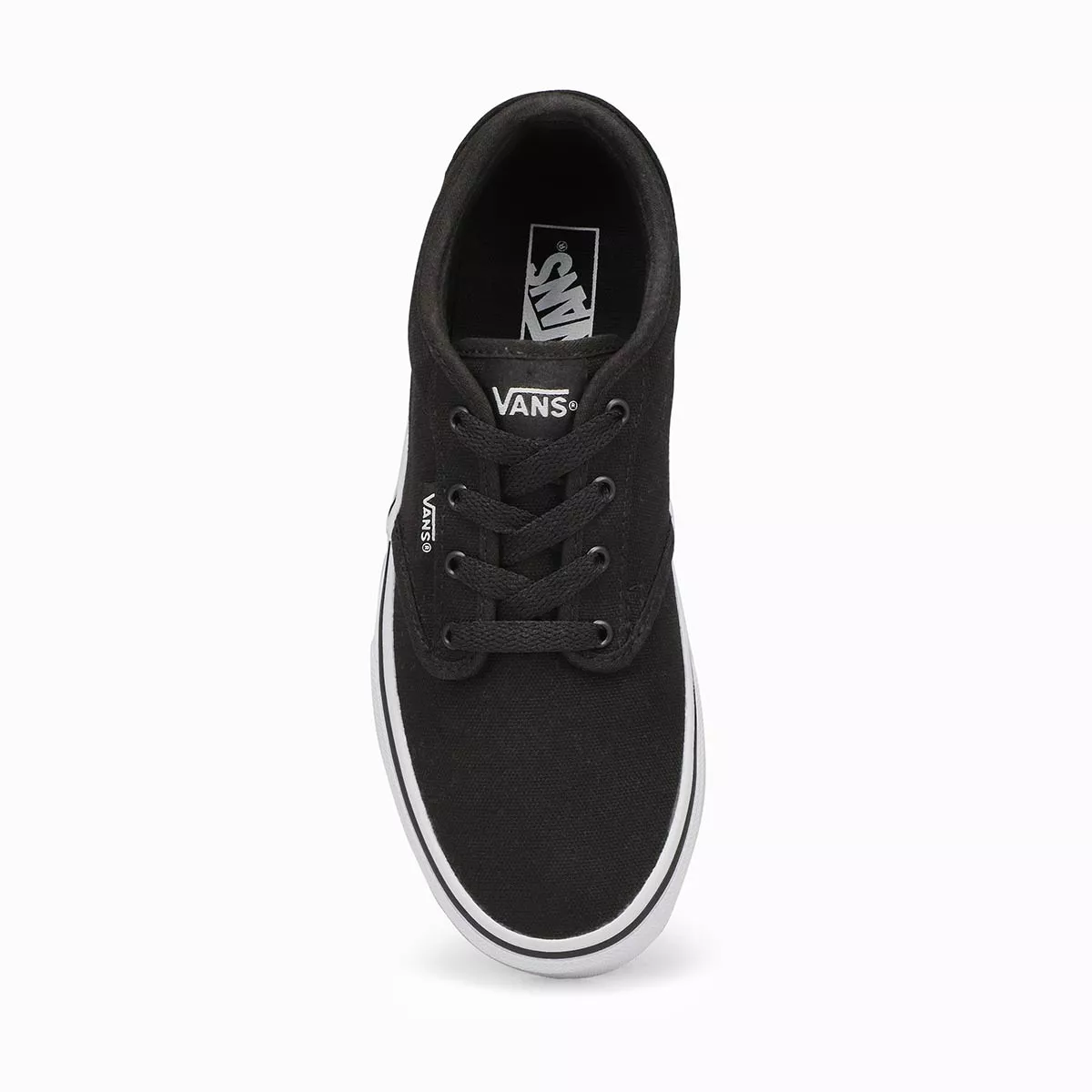 Cheap Vans, Vans, Espadrilles lacées ATWOOD, noir blanc, garçons 0130