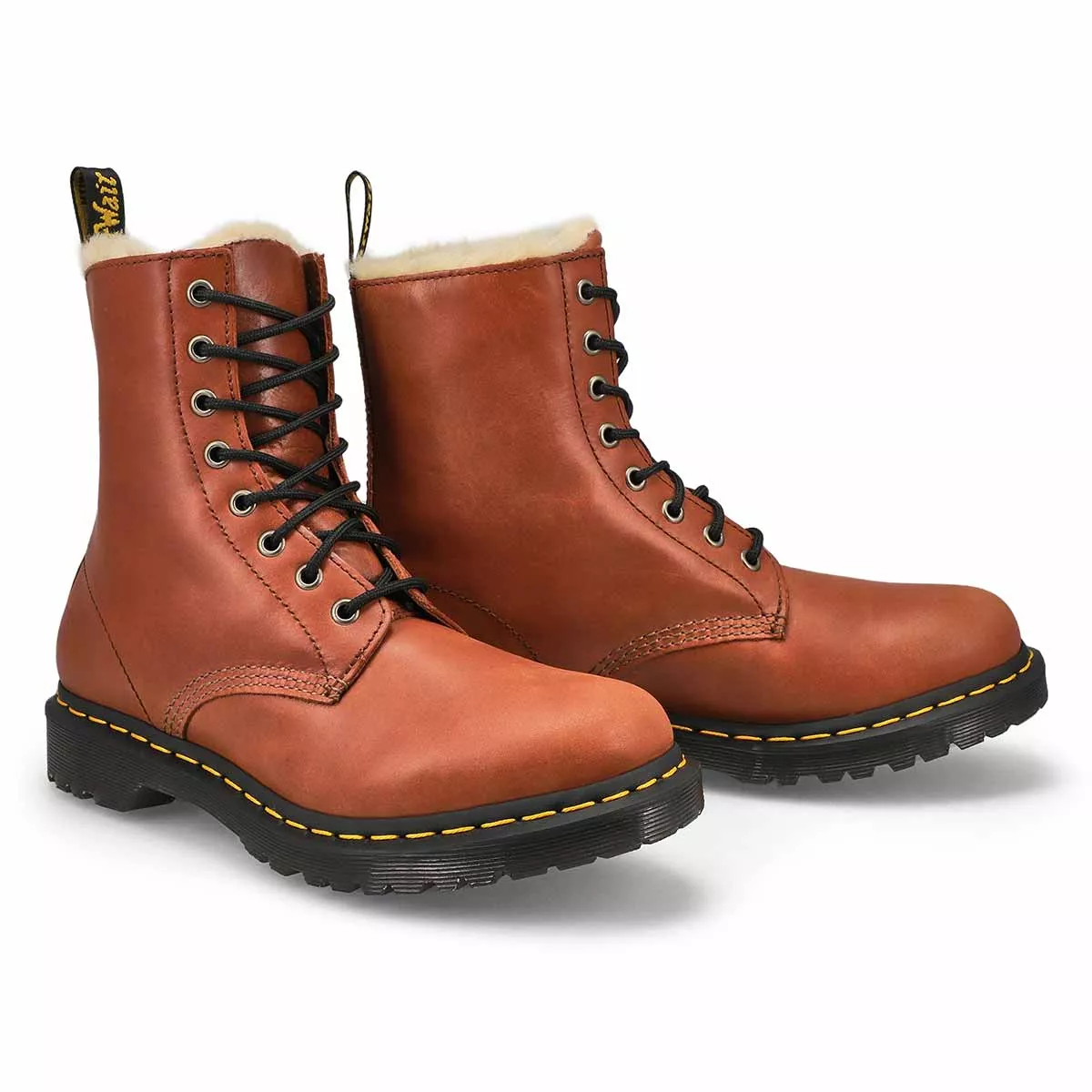 Cheap DrMartens, DrMartens, Botte à 8 œillets 1460 SERENA FARRIER, femmes 0127