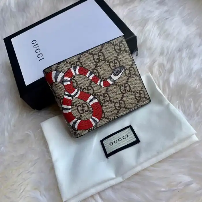 Affordable GUCC WALLET 451268 SNAKE 11*9 0124