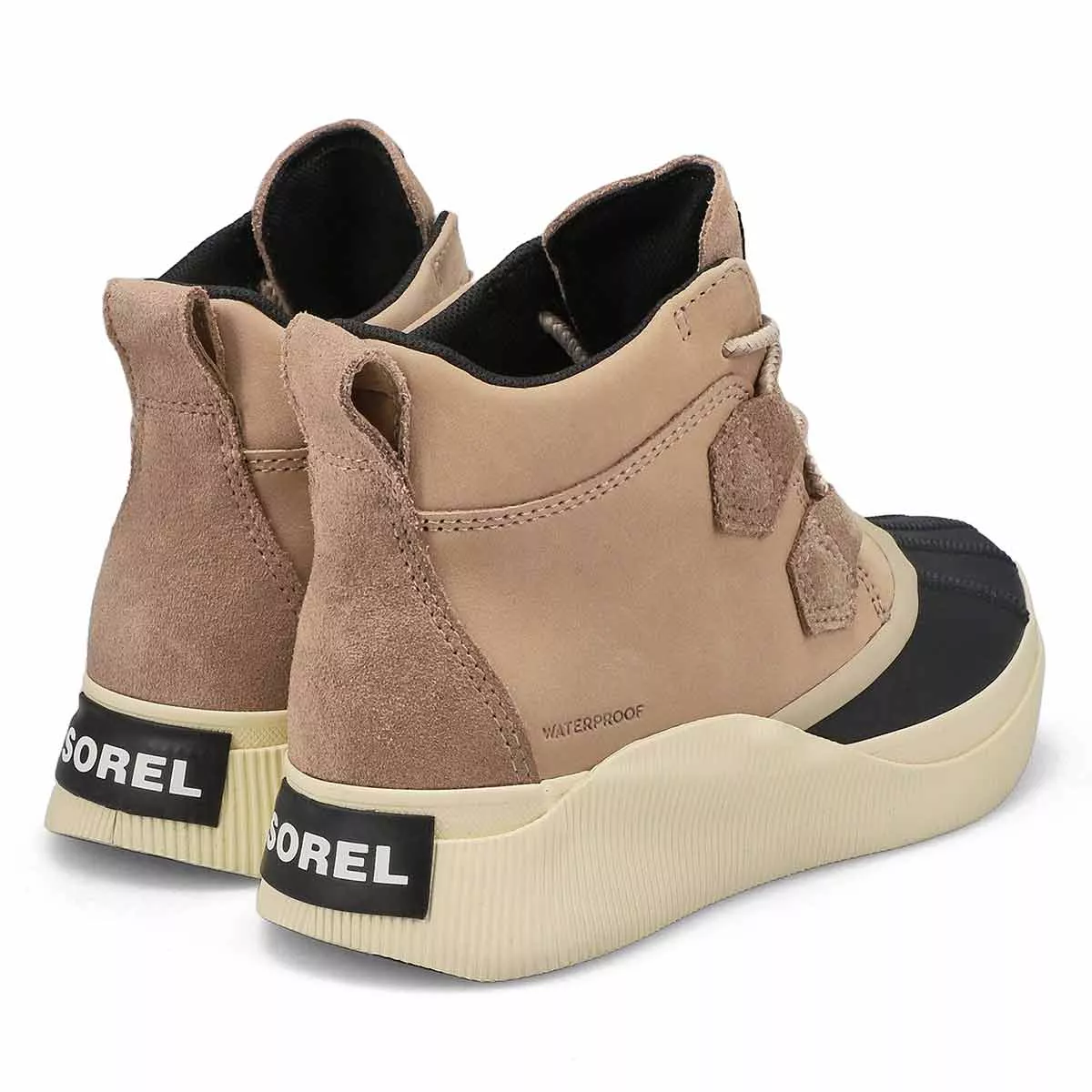 Affordable Sorel, Botte imperméable OUT 'N ABOUT IV, taupe oméga noir, femmes 0206