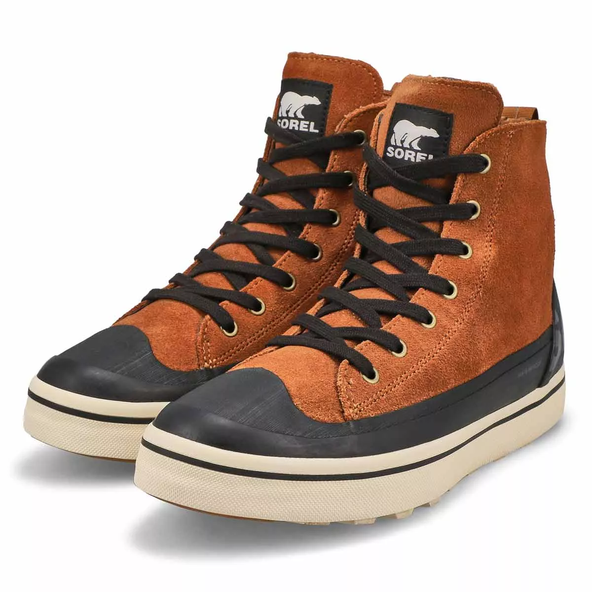 Cheap Sorel, Sorel, Botte imperméable CHEYANNE METRO II SNEAK, havane velouté, hommes 0206