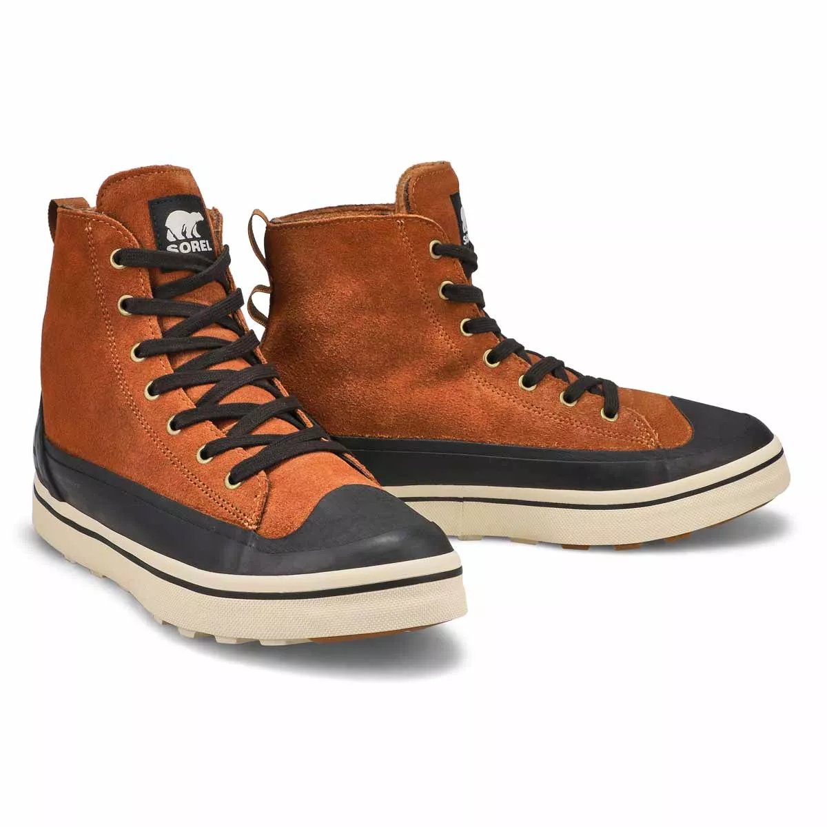 Cheap Sorel, Sorel, Botte imperméable CHEYANNE METRO II SNEAK, havane velouté, hommes 0206