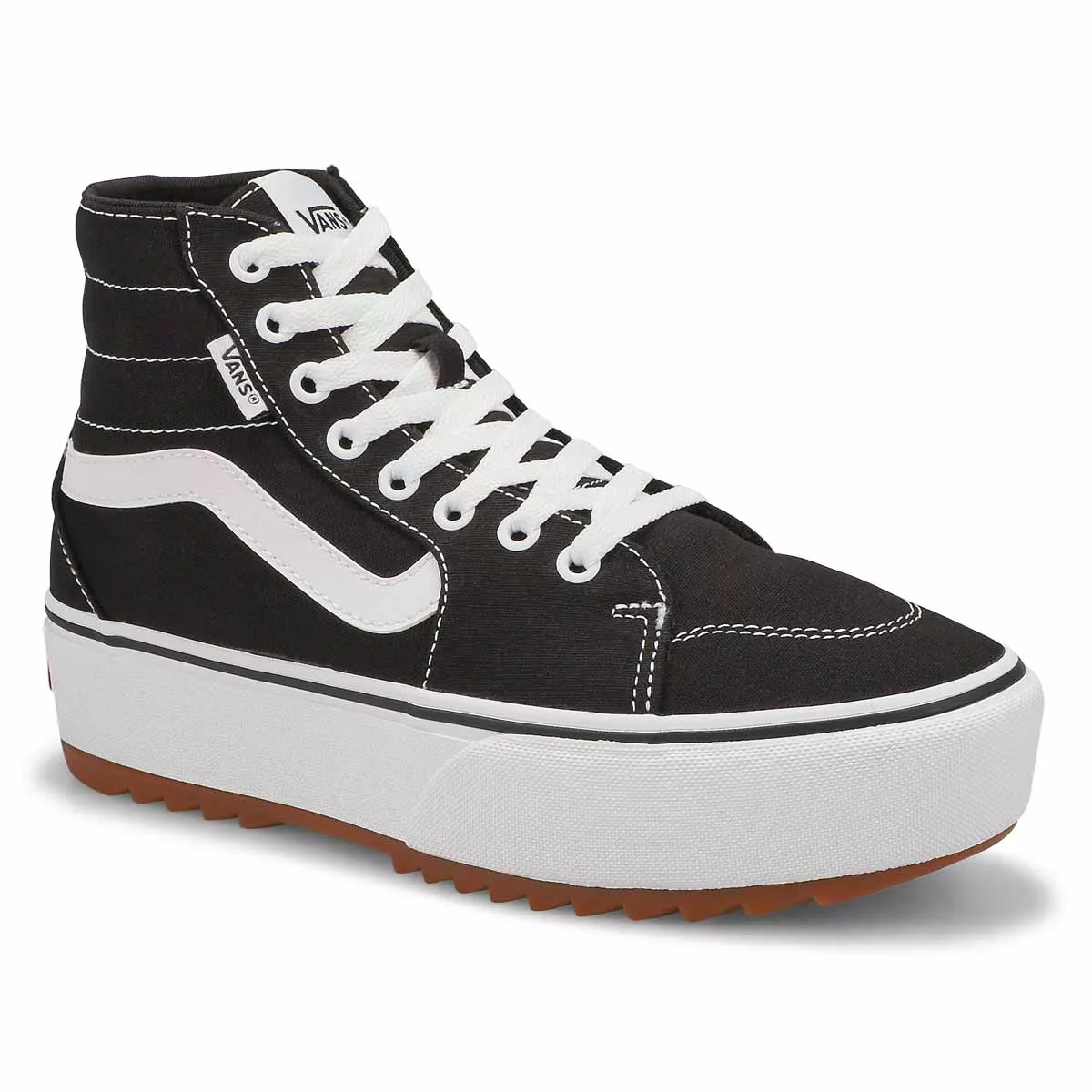 Affordable Vans, Vans, Women's Filmore Hi Tapered Platform ST Sneaker - Black 0203