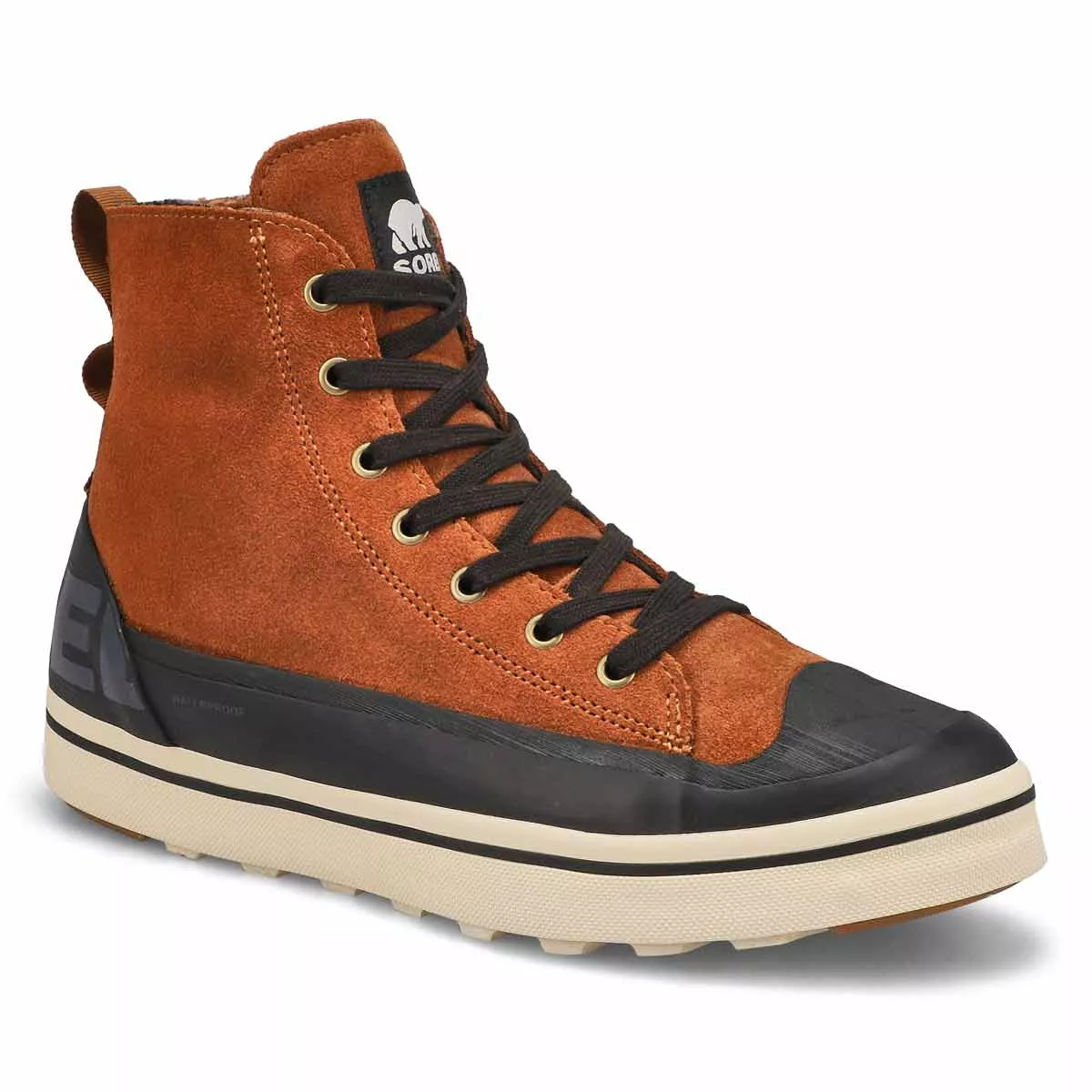 Cheap Sorel, Sorel, Botte imperméable CHEYANNE METRO II SNEAK, havane velouté, hommes 0206